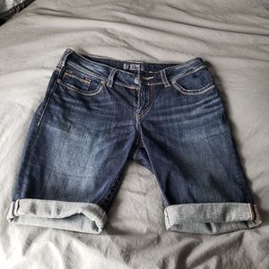 Silver Suki Bermuda Shorts